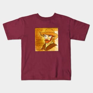 Vincent Van Gogh, Dutch post-impressionist painter Kids T-Shirt